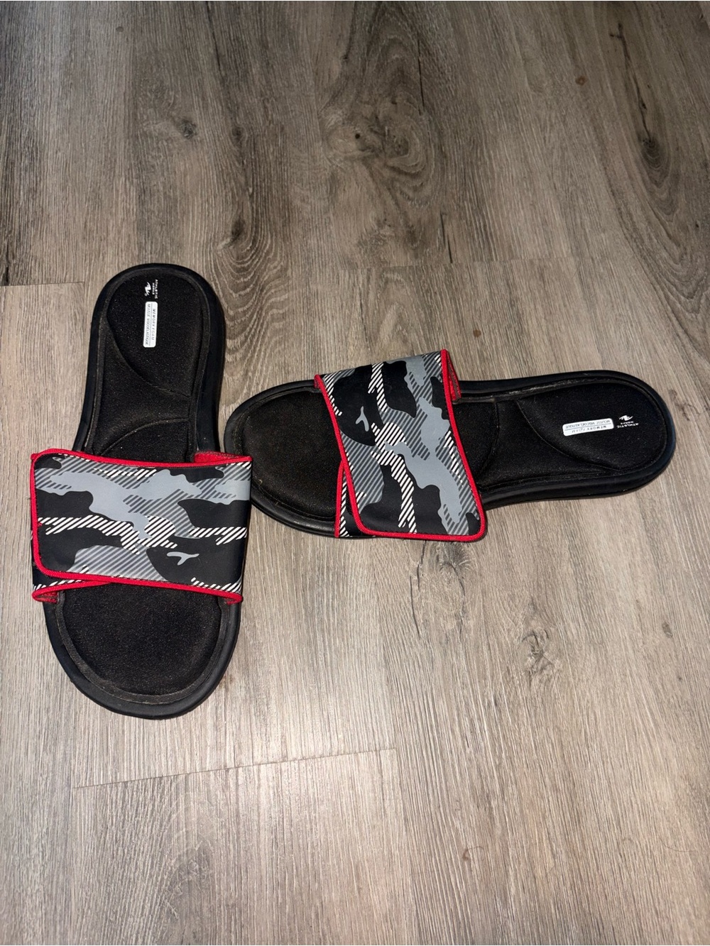 Athletic Works | Black Slides (Mens)